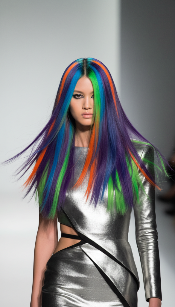 Chunky Panel Color Block Dye