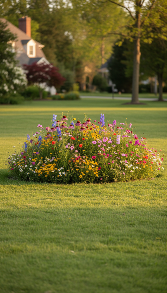 Circular Meadow Island Layout
