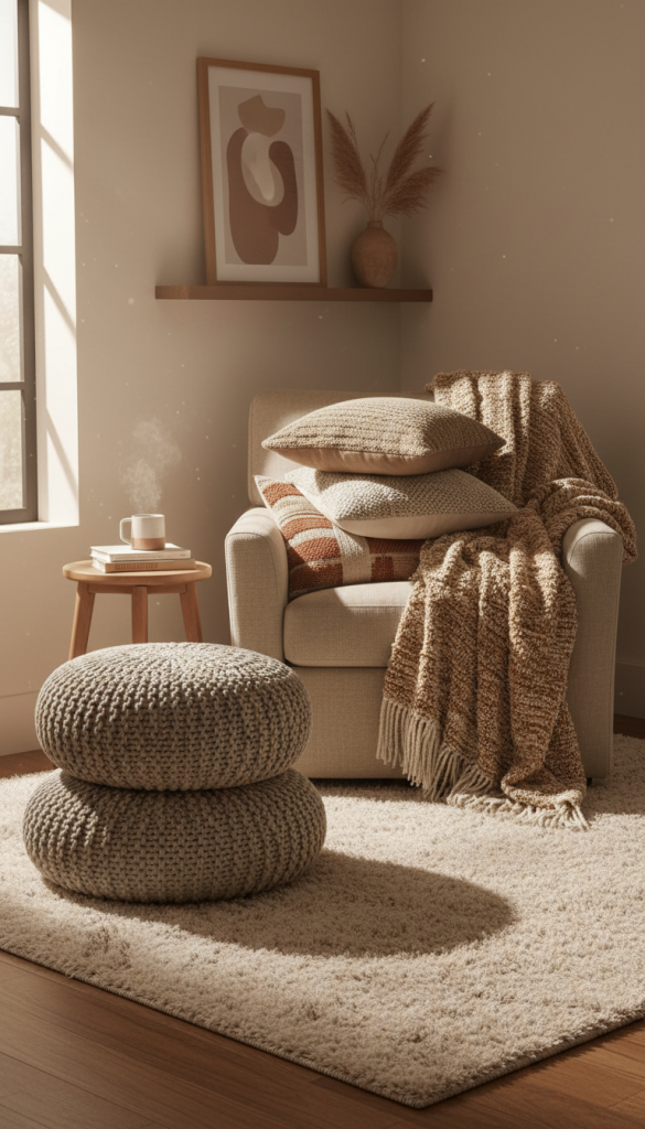 Create a Cozy Textured Corner