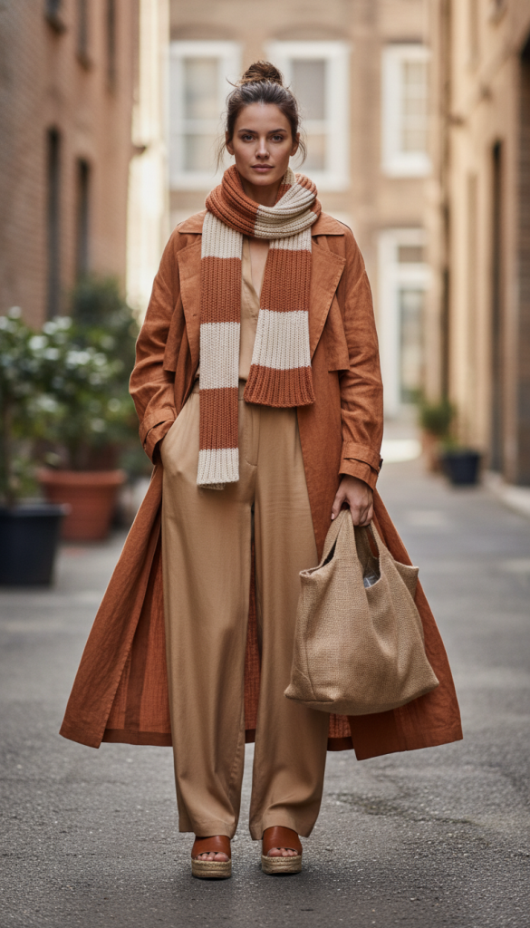 Earth-Toned Monochrome Looks