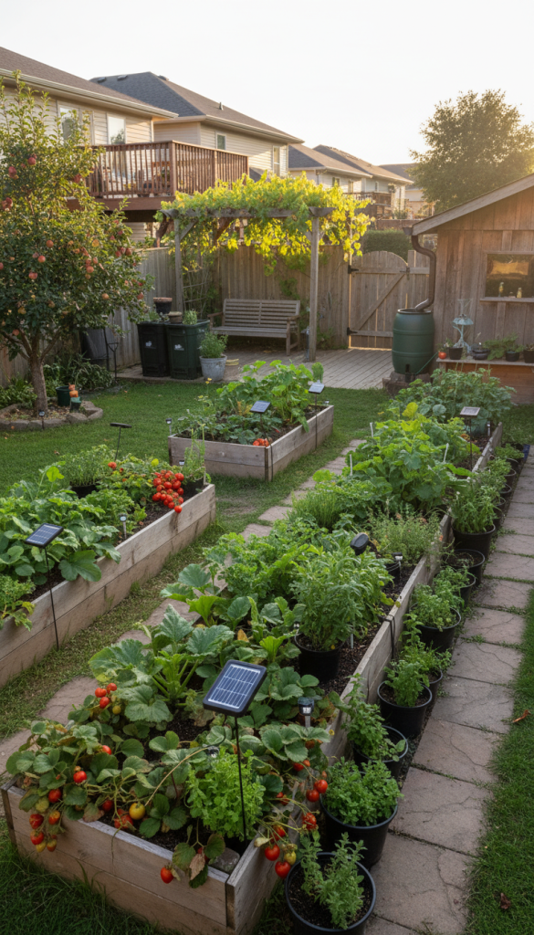 Edible Garden with Renewable Energy Support