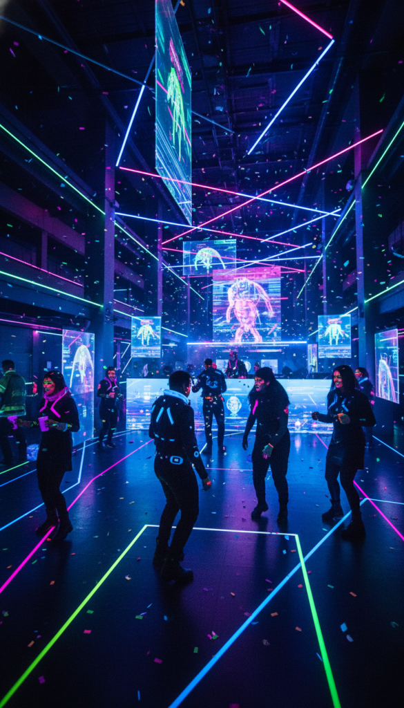 Futuristic Neon Cyber Night