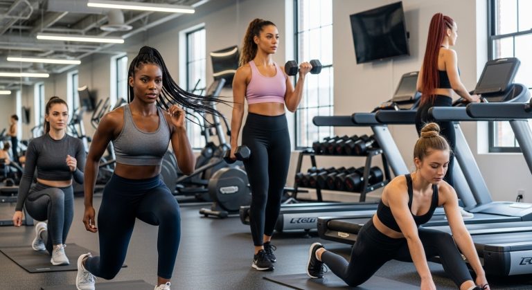 Gym Girl Sweat Proof Hair Ideas