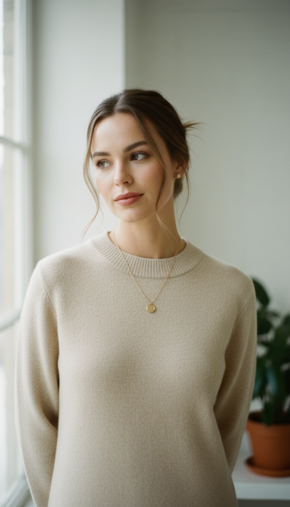 Knit Dress + Minimal Accessories