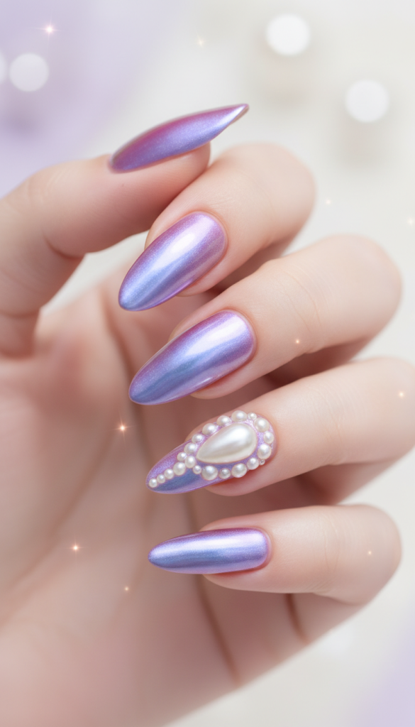 Lavender Chrome with Pearl Accents