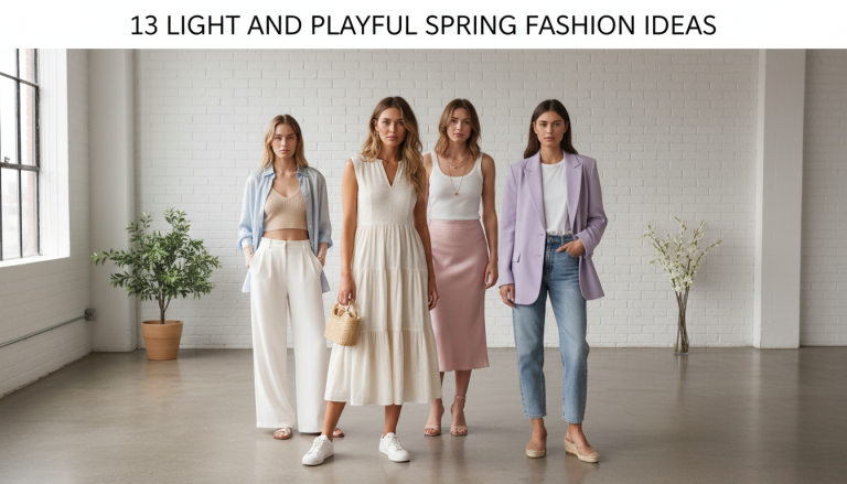 Light and Playful Spring Fashion Ideas