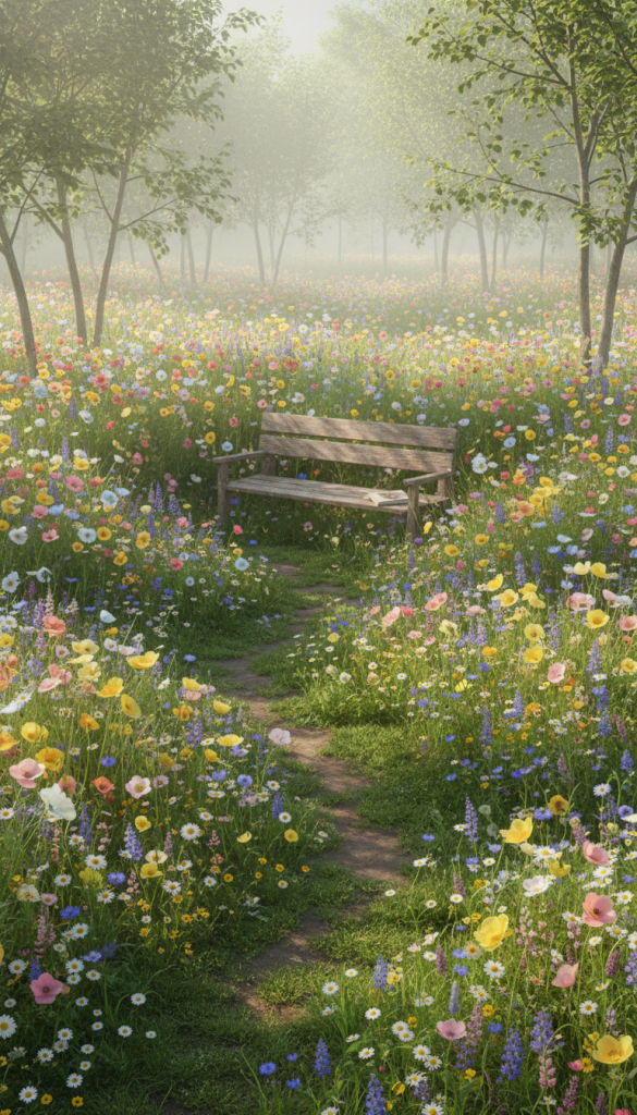 Meadow with Seating Integration Layout