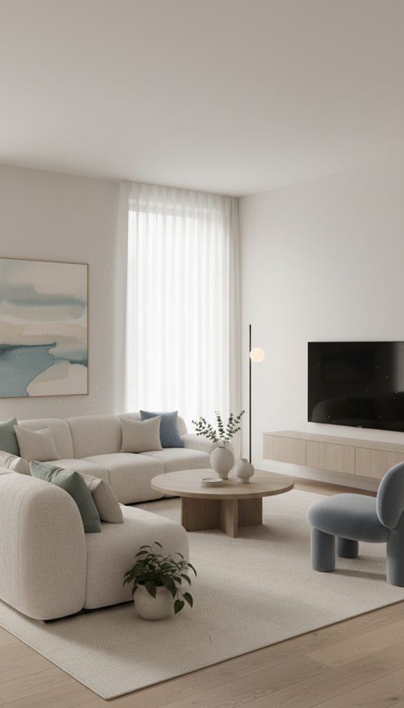 Minimalist Mint & Blue Styling