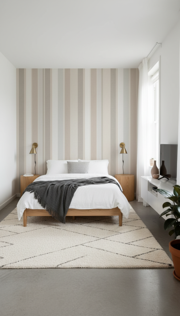 Minimalist Striped Wallpaper