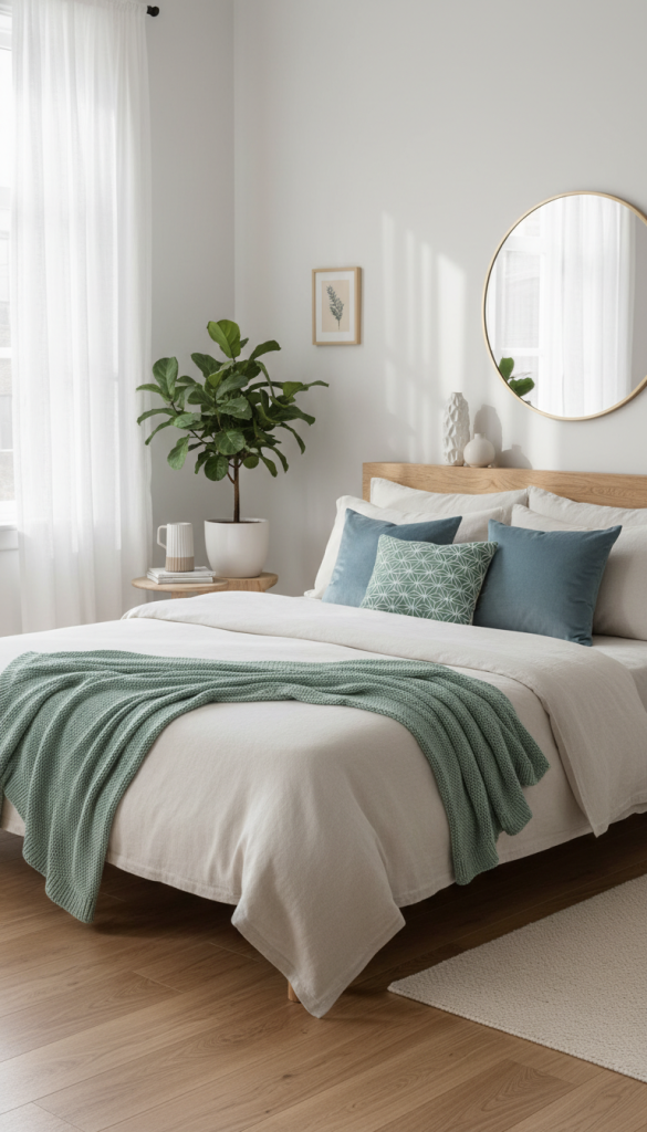 Mint & Blue Bedroom Layers