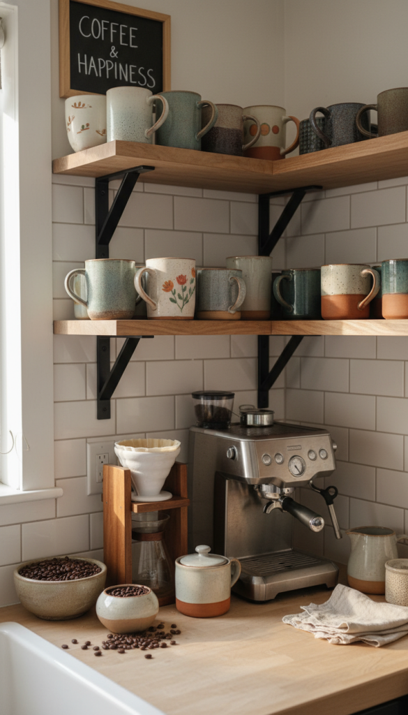 Mismatched Mug Display Station