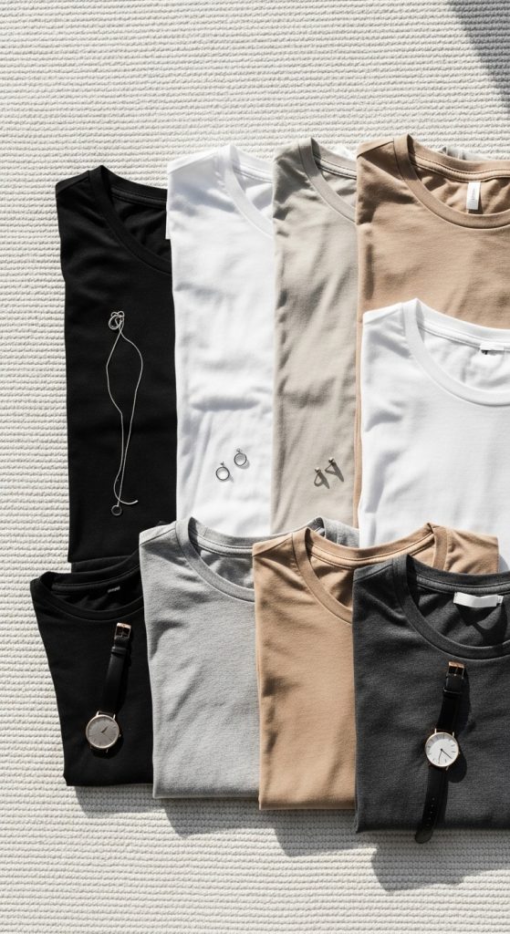 Neutral Basic T-Shirts