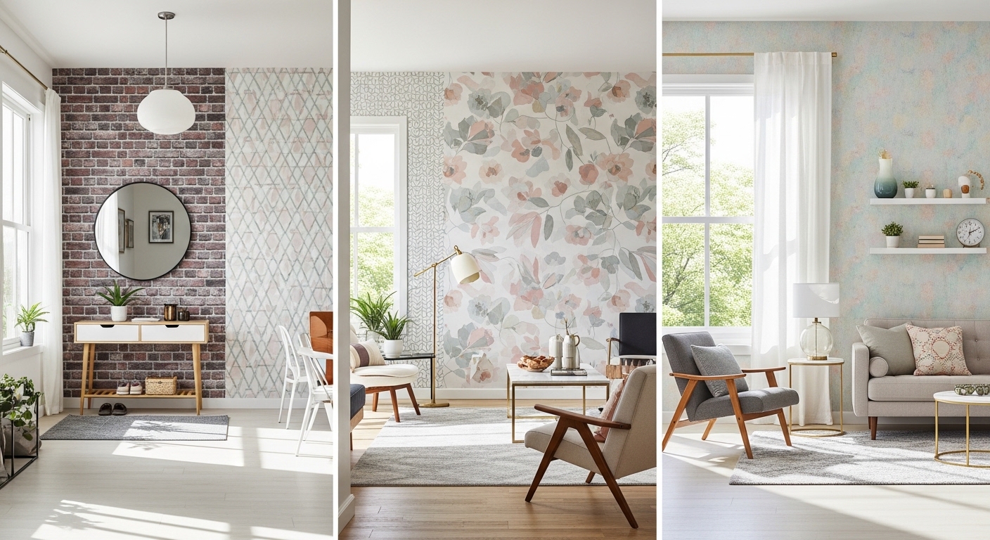 Peel and Stick Wallpaper Ideas for Renters