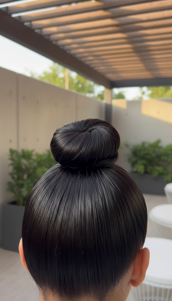 Polished Top Knot Bun