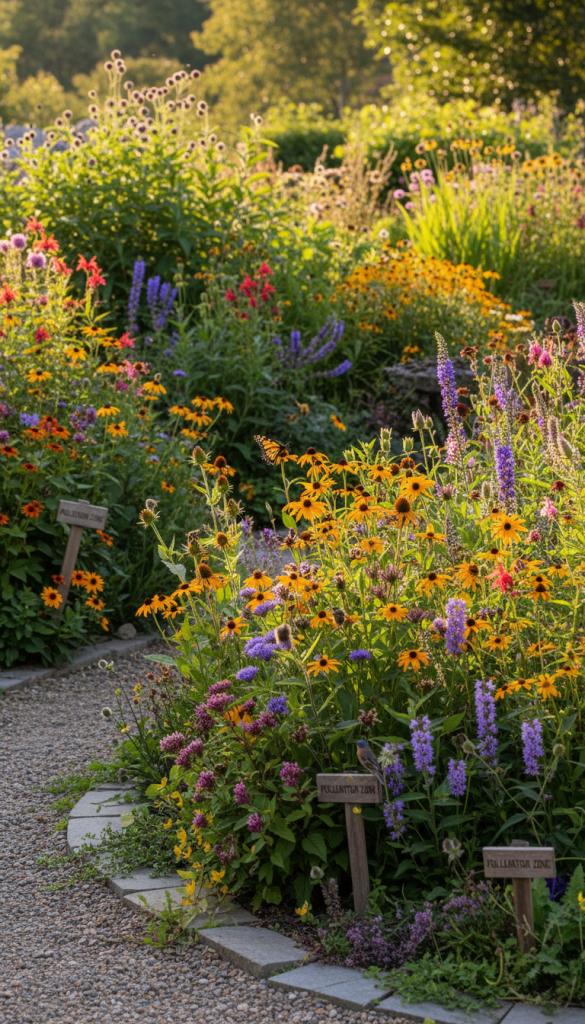Pollinator-Friendly Native Plant Zones