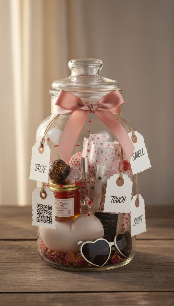 Romantic Five Senses Gift Jar