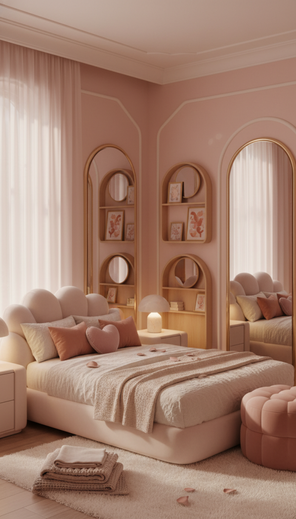 Soft Mirrors and Curved Decor Elements