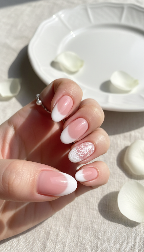 Soft Pink and White Blend