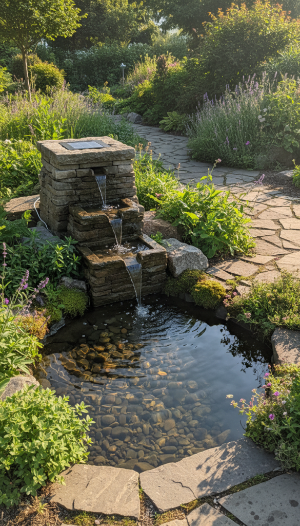 Solar Water Features