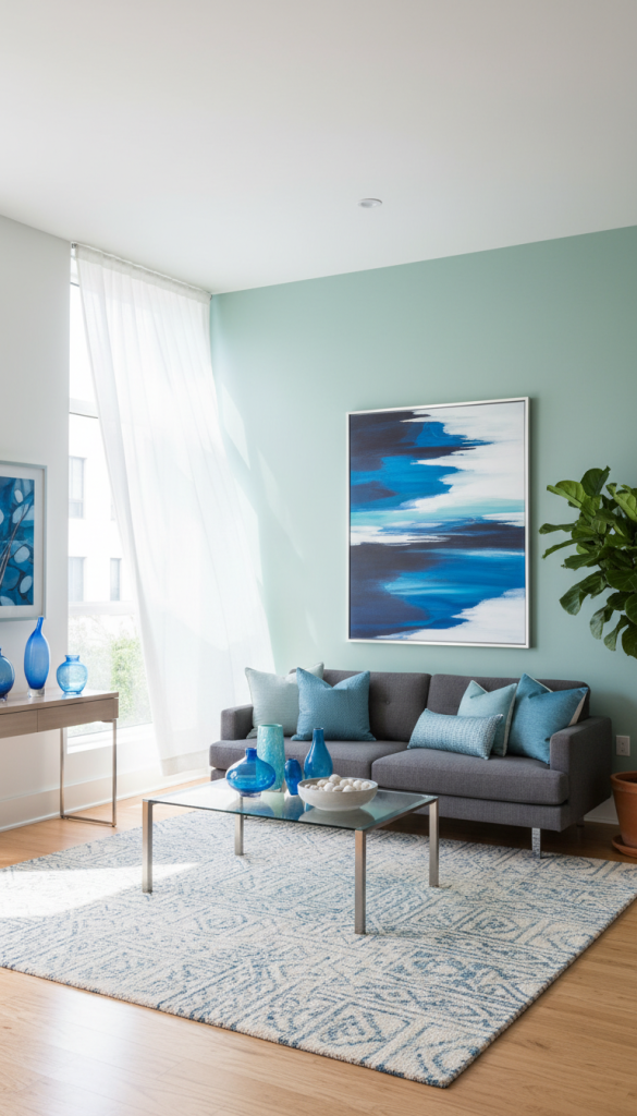 Spearmint Accent Wall