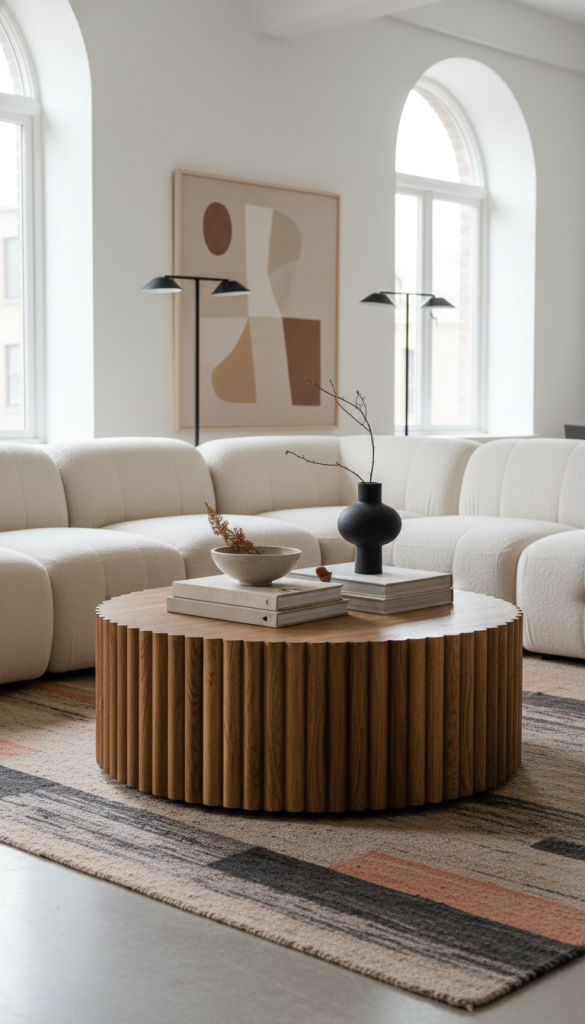 Statement Fluted Coffee Table IKEA Hack