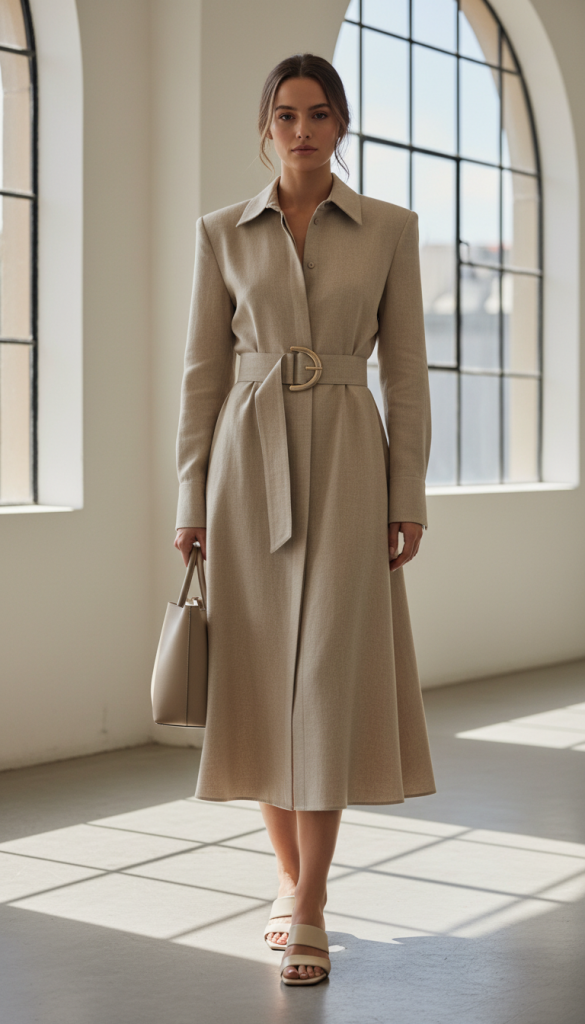 Structured Shirt Dress