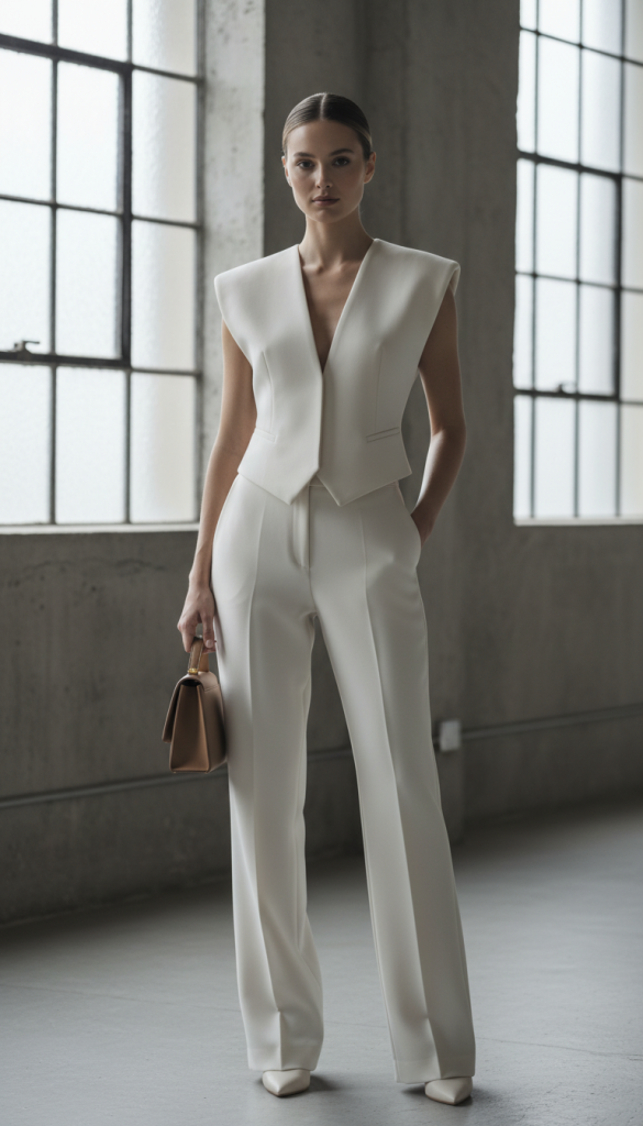 Structured Vest + Tailored Pants