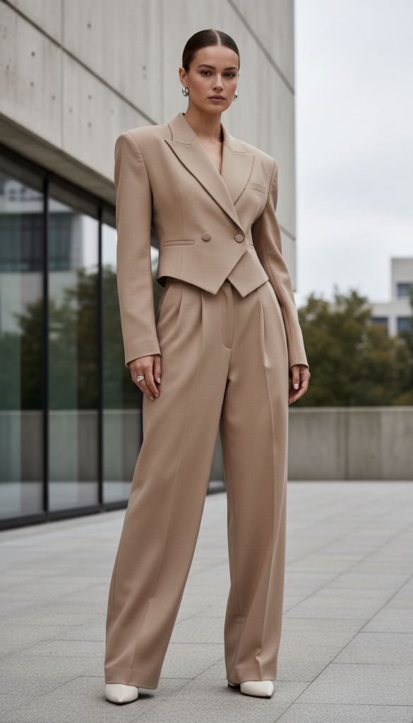 Structured Vest with Tailored Pants