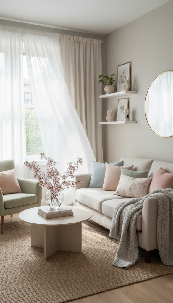 Swap Heavy Textiles for Airy Fabrics