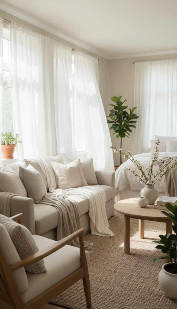 Swap Heavy Textiles for Lighter Fabrics