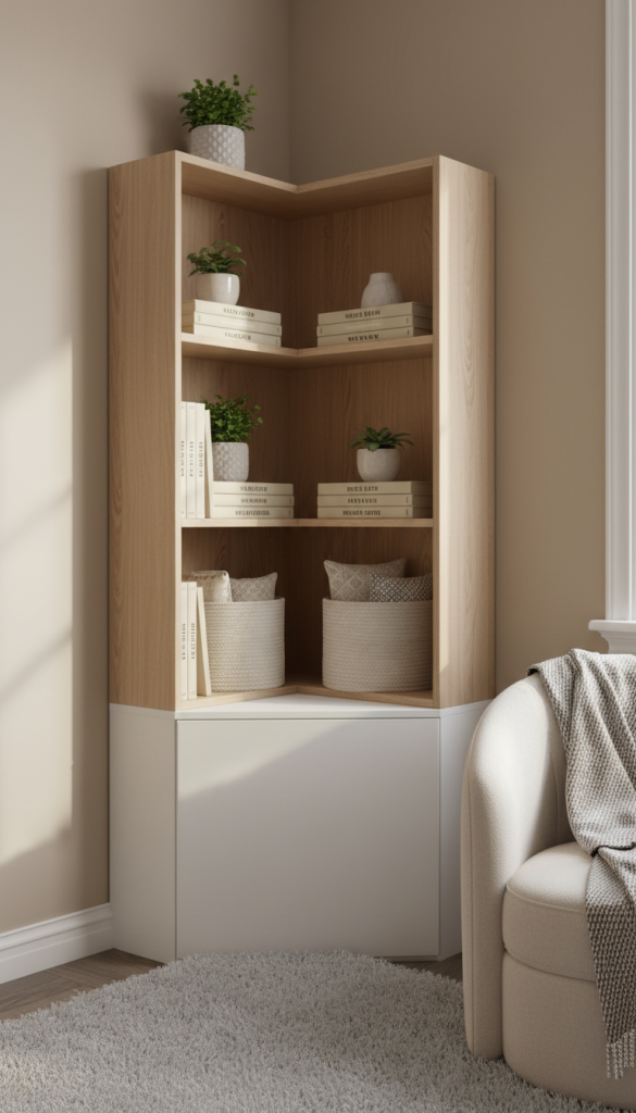 Use Corner Storage Solutions