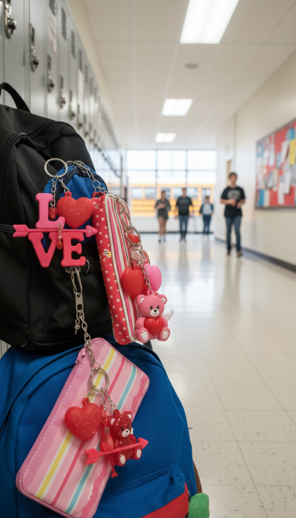Valentine-Themed Keychains