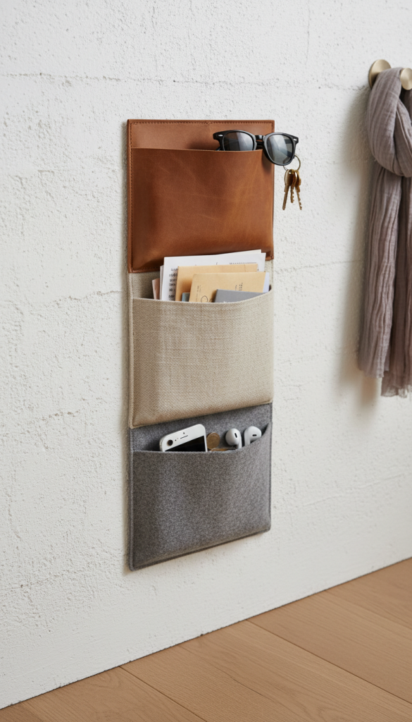 Wall Pocket Organizer Drop Zone