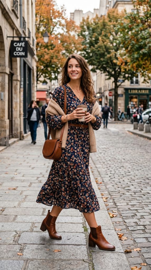 Ankle Boots With Midi Dresses