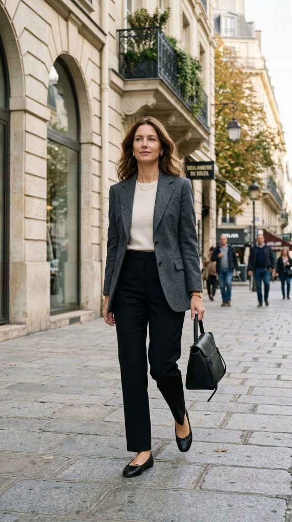 Ballet Flats With Soft Tailoring