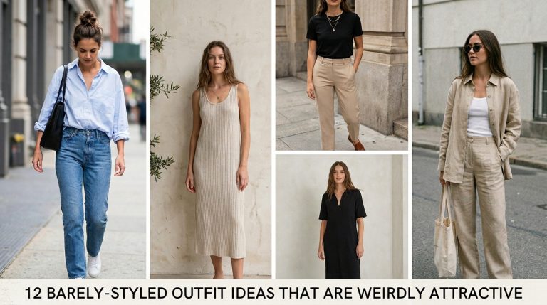 Barely-Styled Outfit Ideas That Are Weirdly Attractive