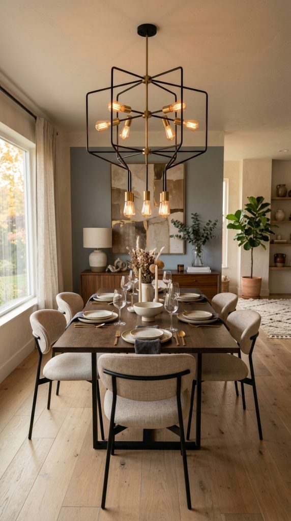 Create a Dining Frame With a Statement Light