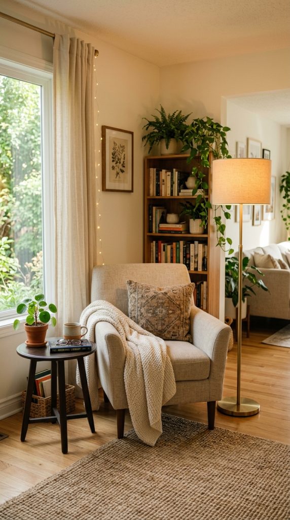 Create a Reading Corner With a Floor Lamp