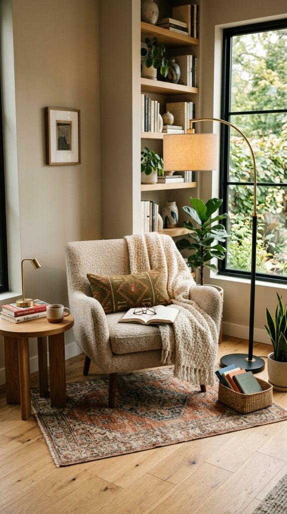 Create a Reading Nook Frame With Furniture