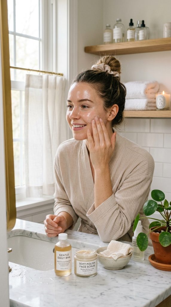 Gently Exfoliate Winter Dullness