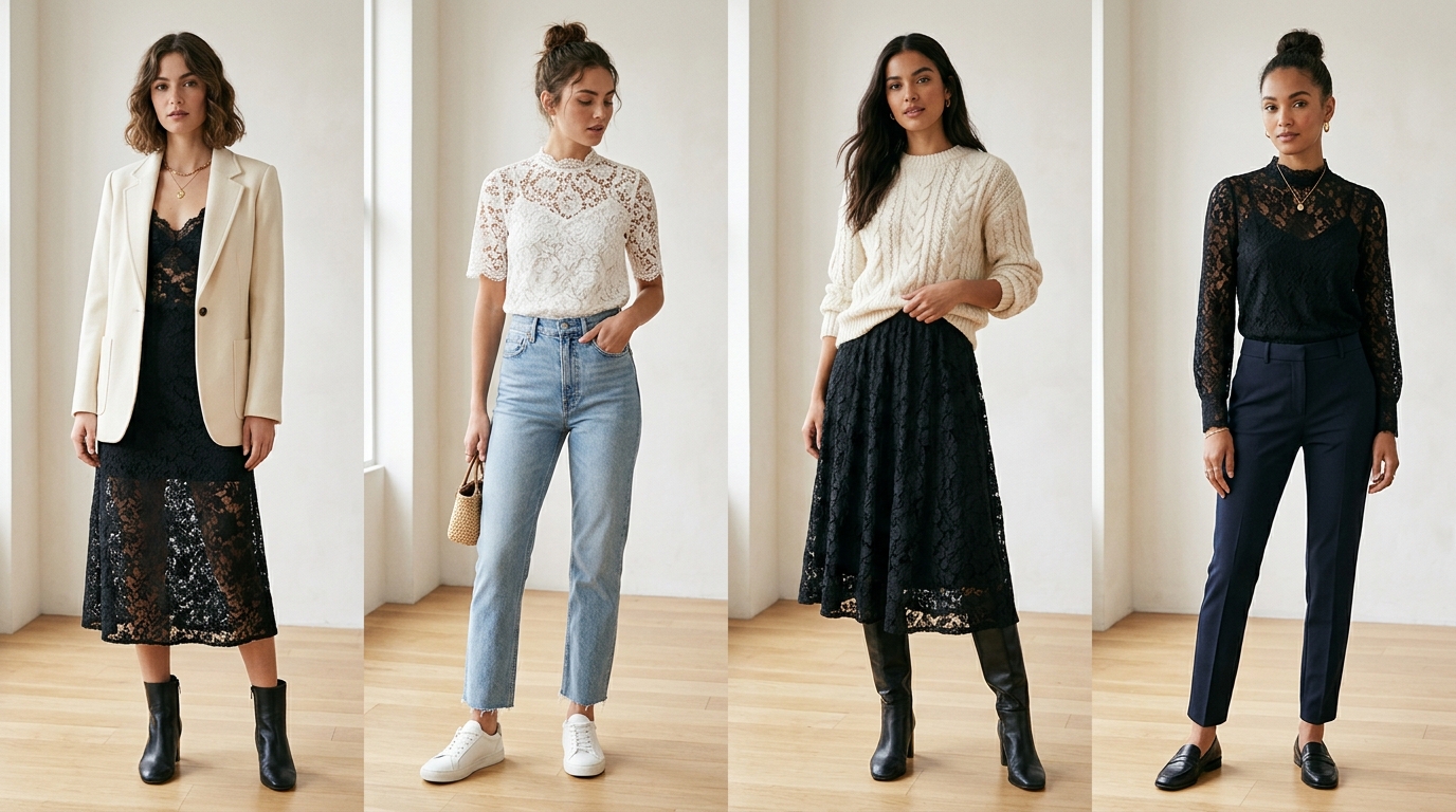 Lace Outfit Ideas Trending Right Now