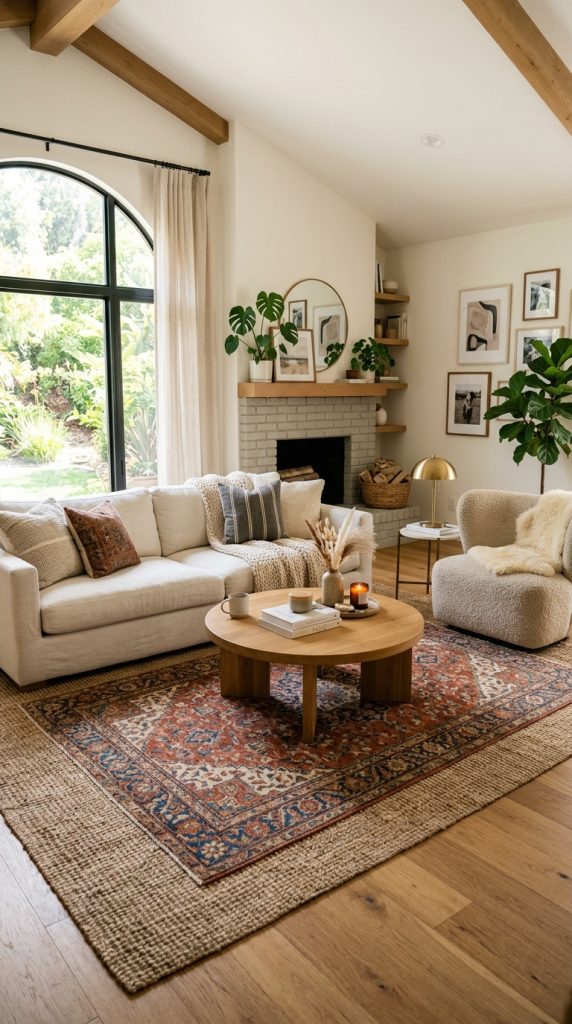 Layer Rugs for Warmth