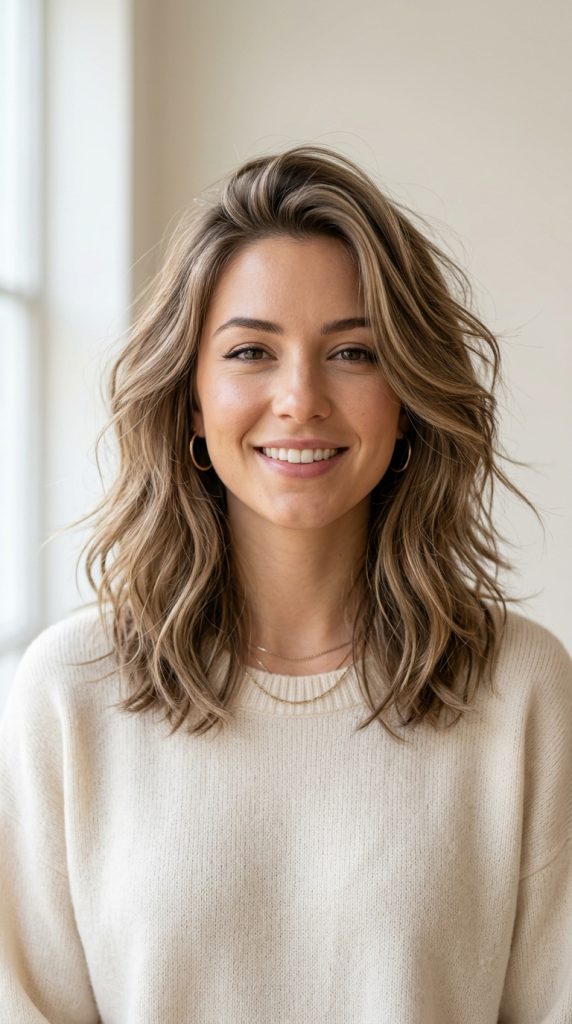 Layered Lob Haircut