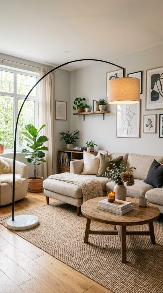 Modern Arc Floor Lamp Styling