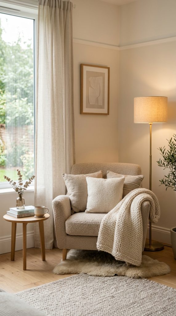 Neutral Cozy Corner Styling