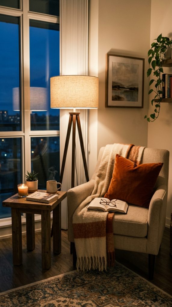 Soft Ambient Lighting Corner