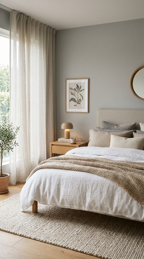 Soft Grey With Warm Beige