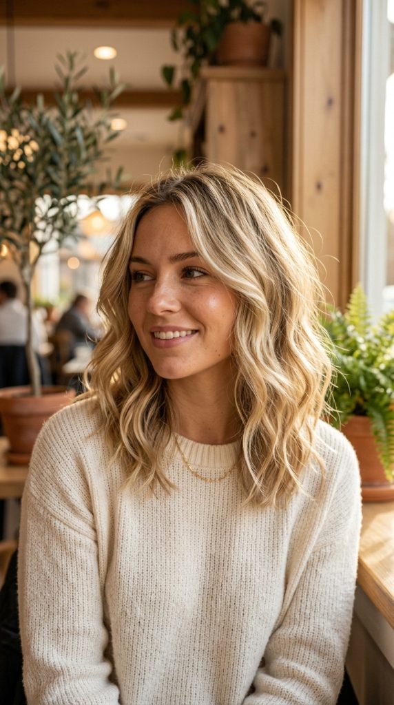Soft Wavy Lob