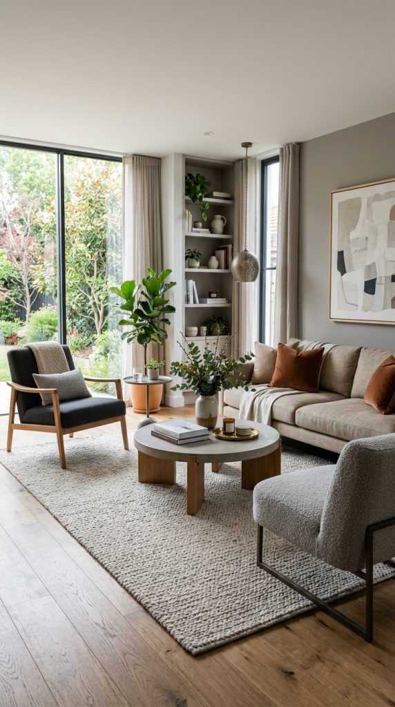 Use Accent Chairs to Shape Conversation Areas