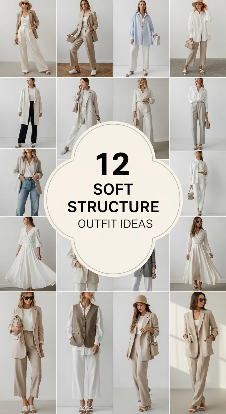 12 Soft Structure Outfit Ideas for an Effortless, Elegant, and Modern Look